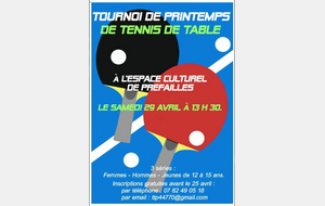 TOURNOI DE PREFAILLE