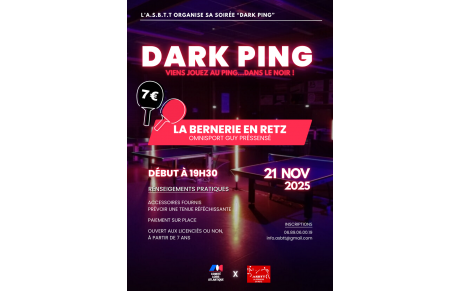 SOIREE DARK PING 21 NOVEMBRE